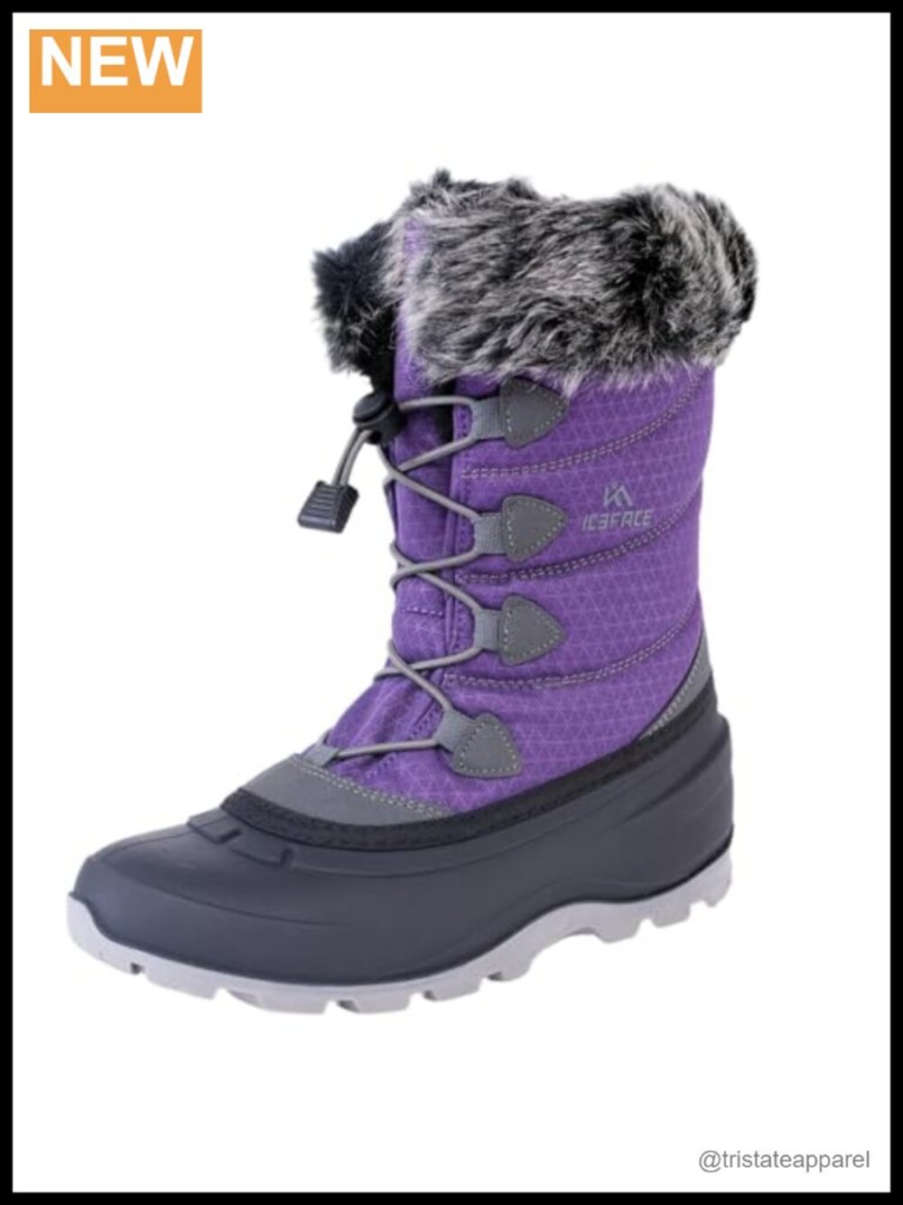 Waterproof Quilted Nylon Snow Boots with Plush Lining for Women Winter Warm